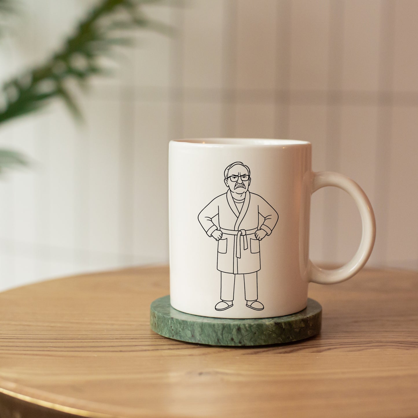 🧍♂️ Egon-Statement-Tasse – Der Blick, der mehr sagt als Worte