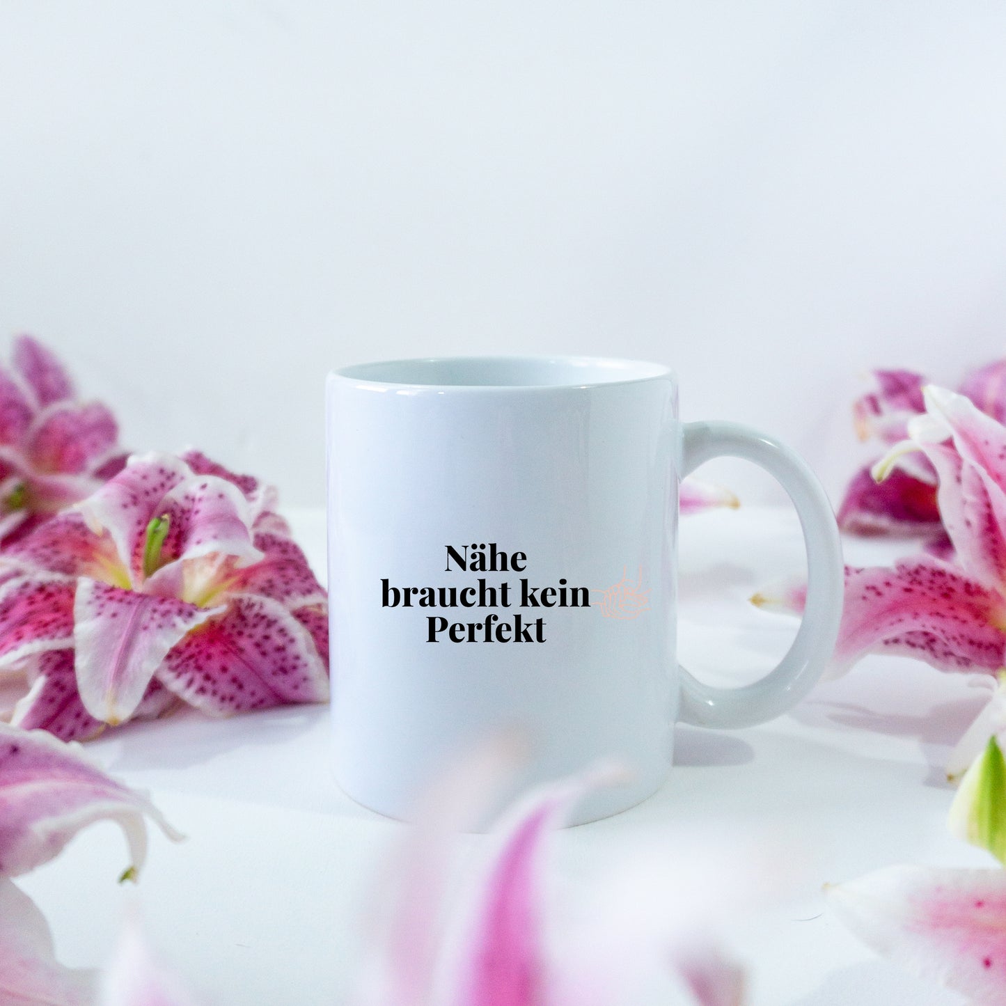 🤍 „Nähe braucht kein Perfekt“ – Pflege-Tasse für echte Menschlichkeit