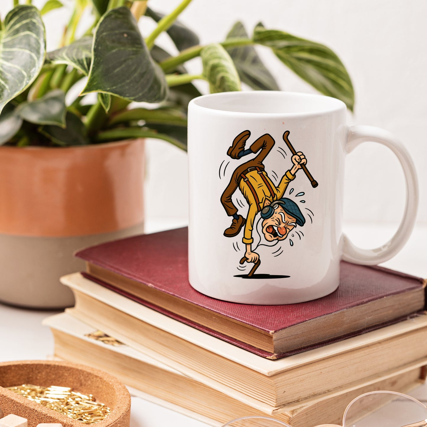 🕺 Opa Breakdance Tasse – Für alle, die Humor wirklich pflegen!