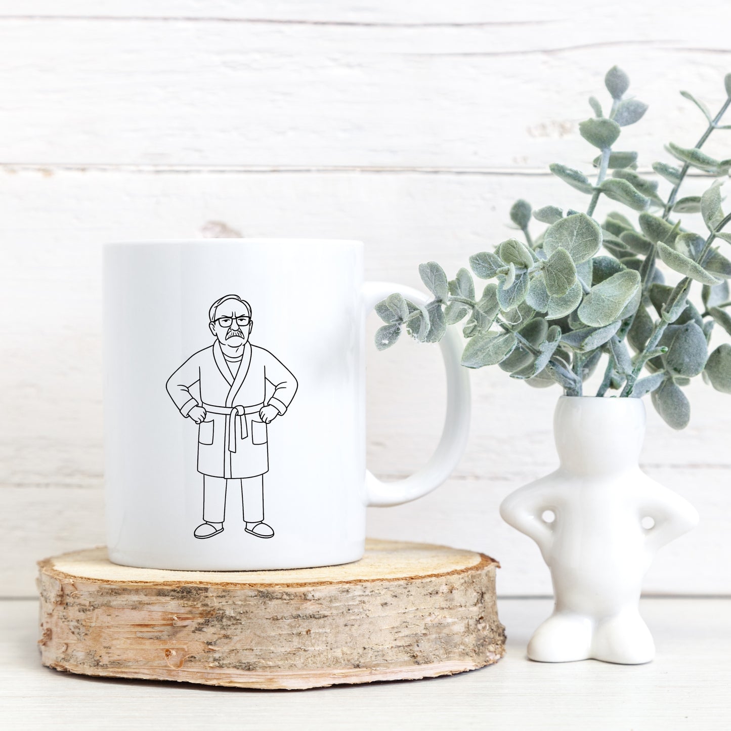 🧍‍♂️ Egon-Statement-Tasse – Der Blick, der mehr sagt als Worte