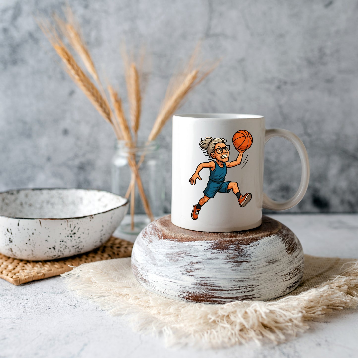 🏀 Oma Basketball Tasse - für die Sportliche Seniorin von Welt