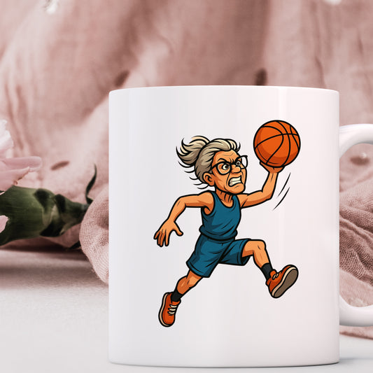 🏀 Oma Basketball Tasse - für die Sportliche Seniorin von Welt