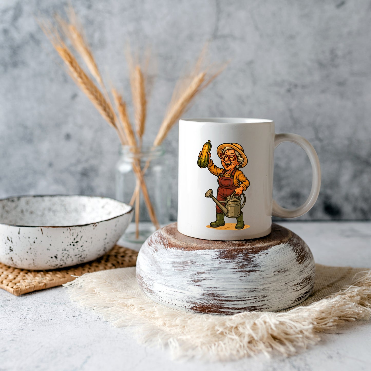 🌱 Oma Garten Tasse – Die Königin des Gemüsebeets