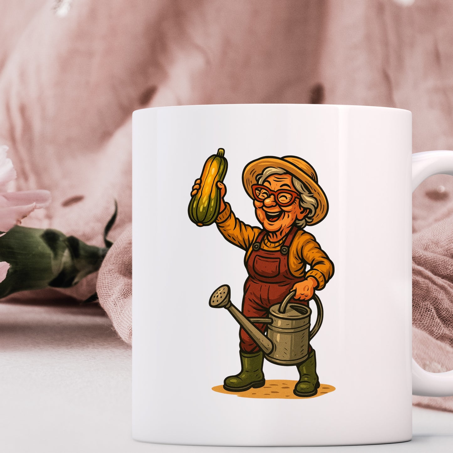 🌱 Oma Garten Tasse – Die Königin des Gemüsebeets