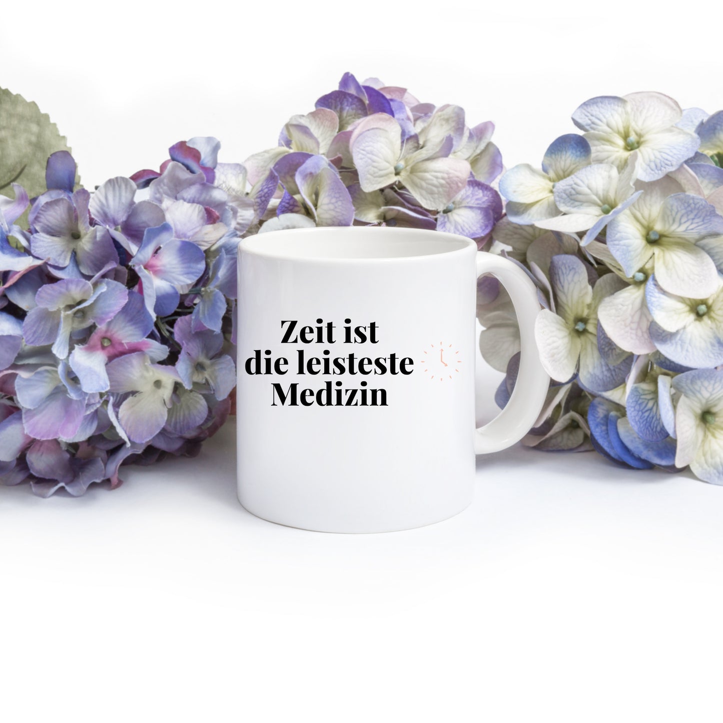 ⏳ Zeit ist die leiseste Medizin – Tasse